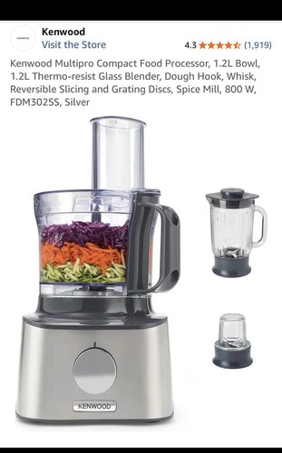 Kenwood fpm910 food processor - kenwood,